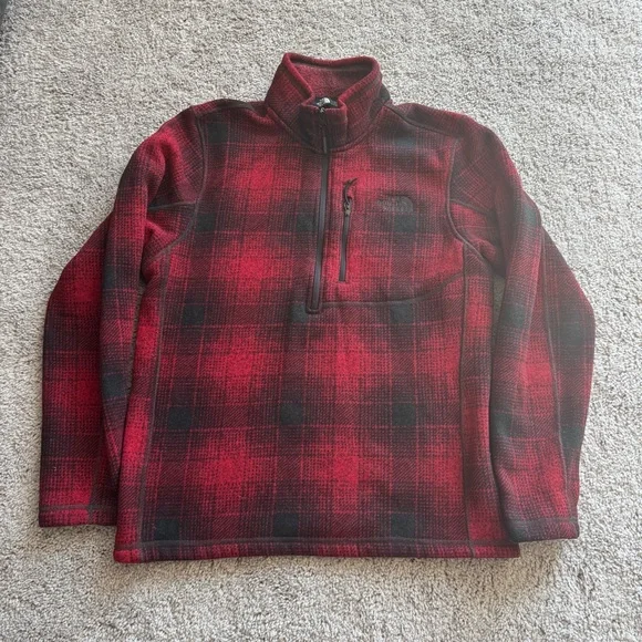 THE NORTH FACE MENS NOVELTY GORDON LYONS 1/4 ZIP SZ M - Picture 2 of 6